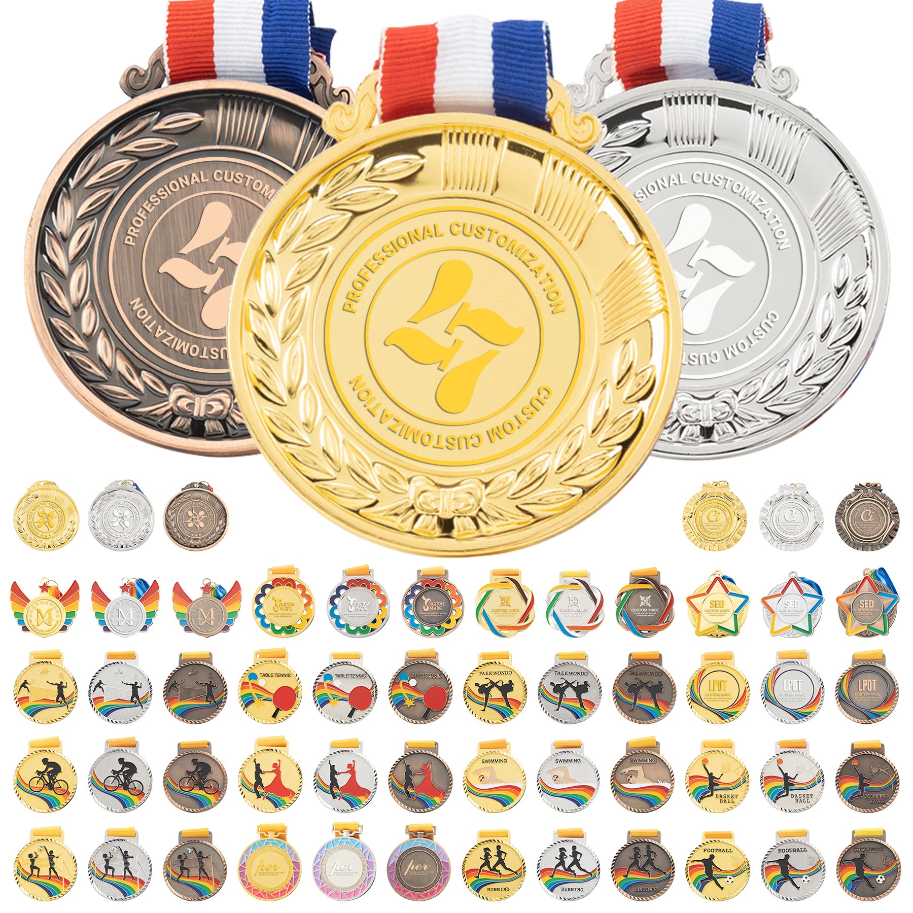 Zinc Alloy Award Medals 20