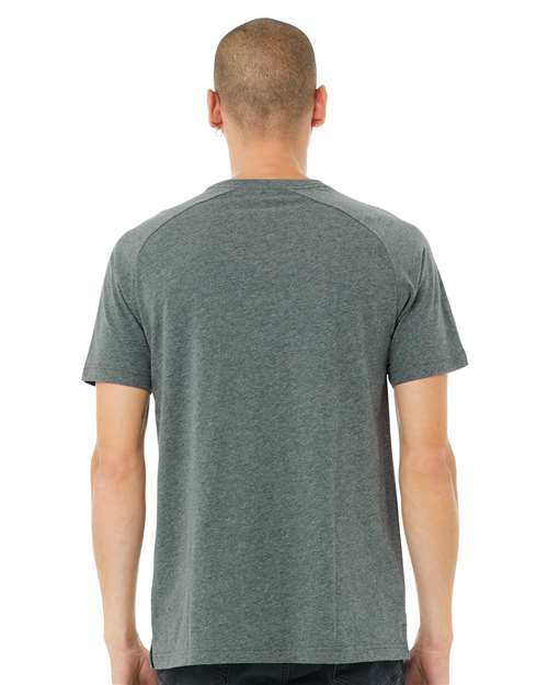 Men's Heather CVC Raglan Tee - 3201 77