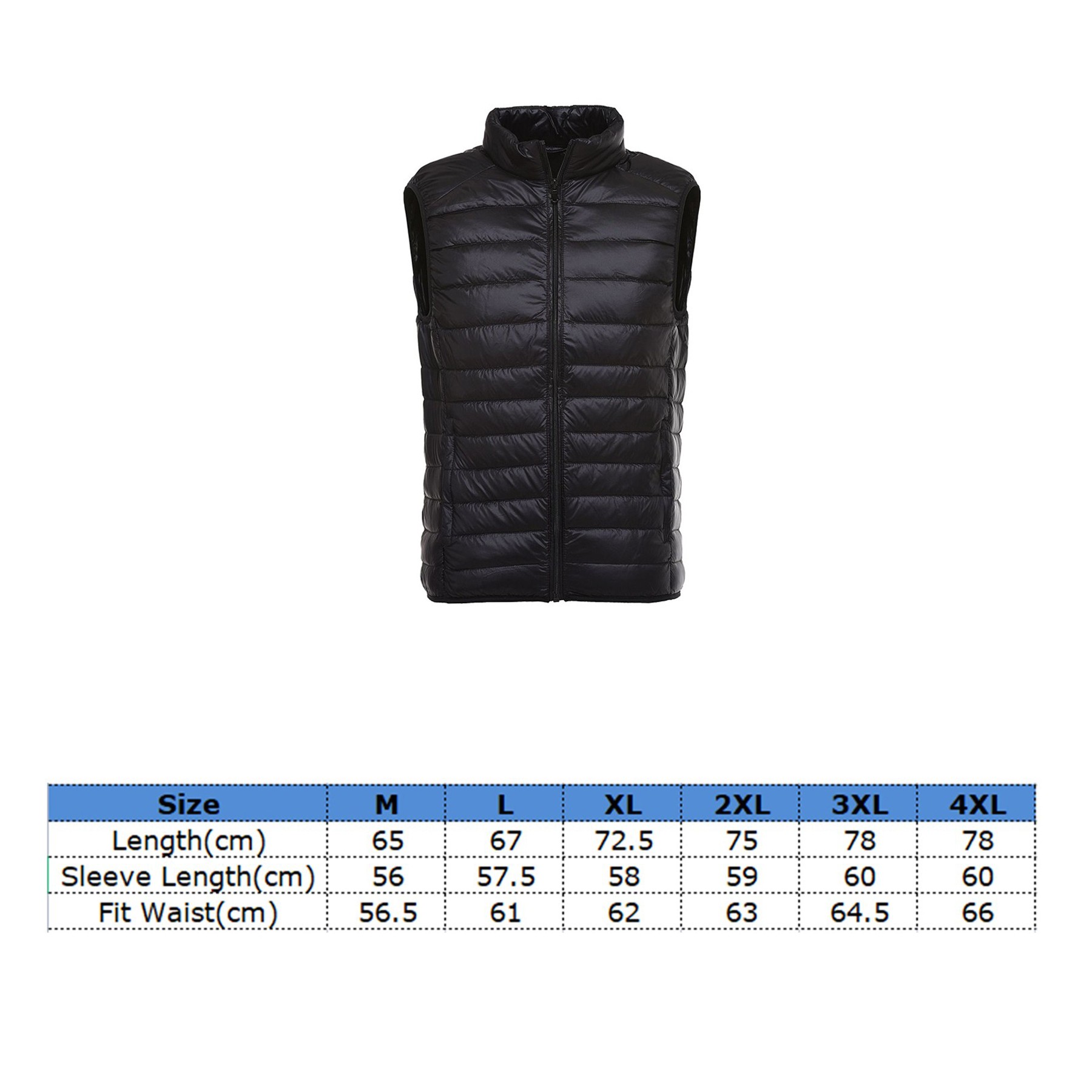 Water-Resistant Packable Puffer Vest 2