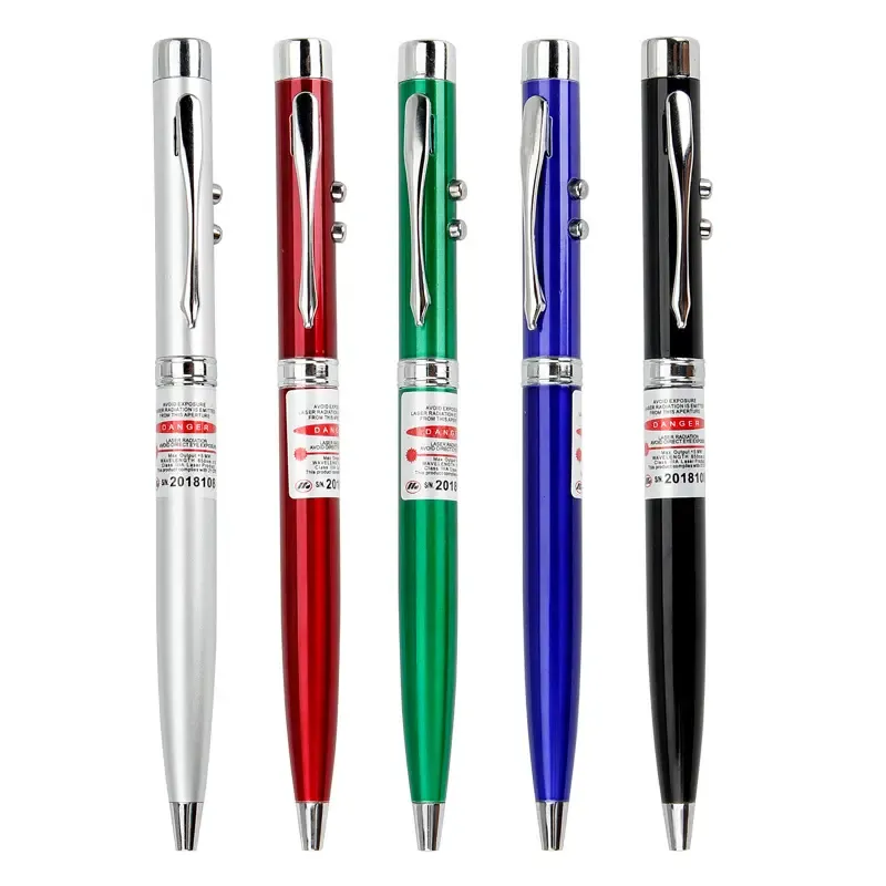 5-In-1 LED Stylus Laser Pointer Touch Screen Ballpoint Pen 4