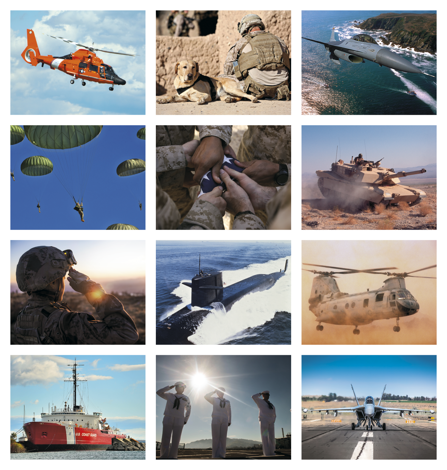 Good Value™ American Armed Forces - Stapled Calendar 39