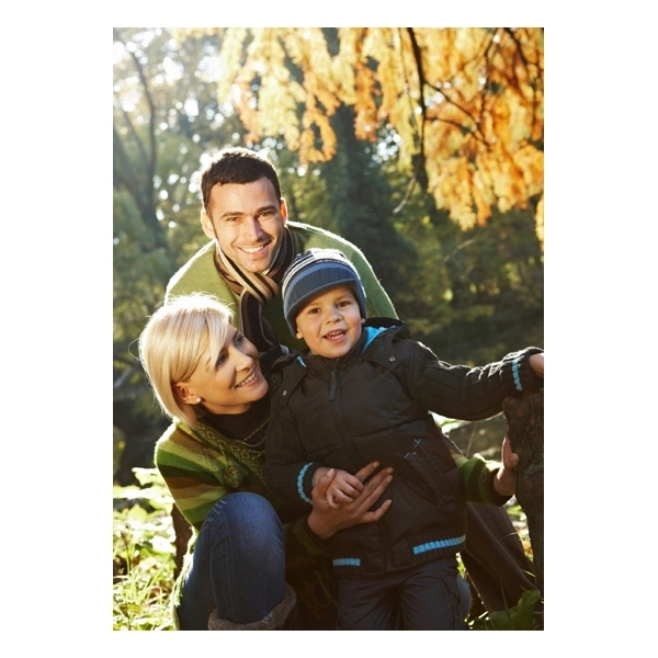 Vertical Full Custom Deluxe Holiday Photo Card 1