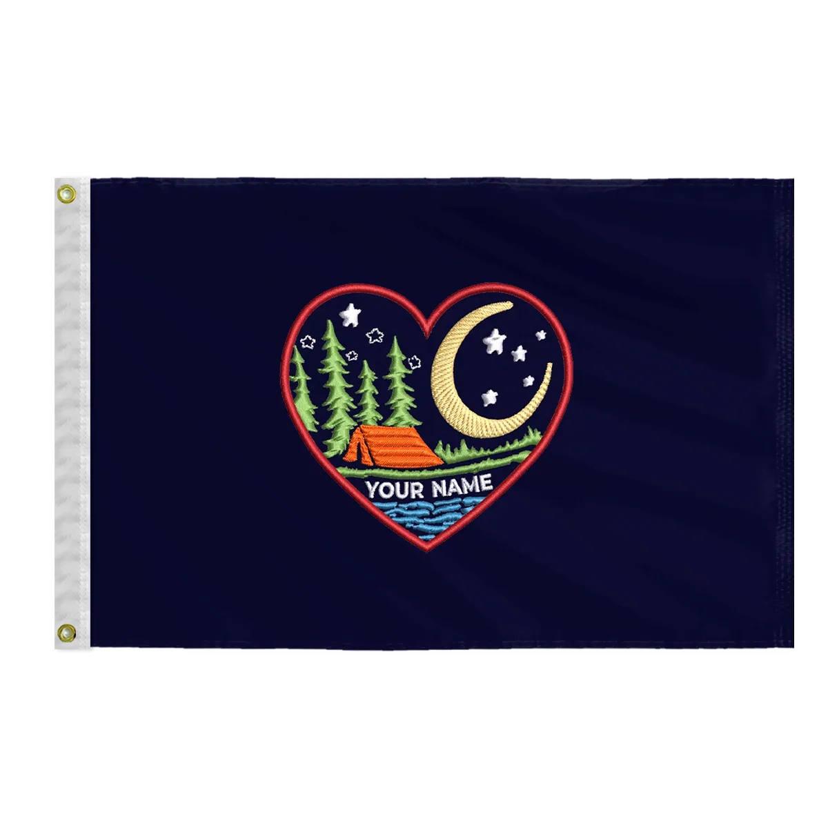 Embroidered Flag 20" x 30" Nylon 6