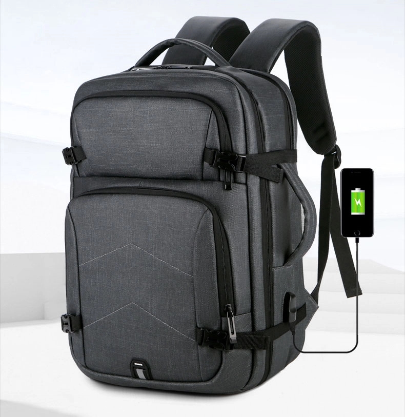 Business Travel Laptop Backpacks with USB Charging Port 2