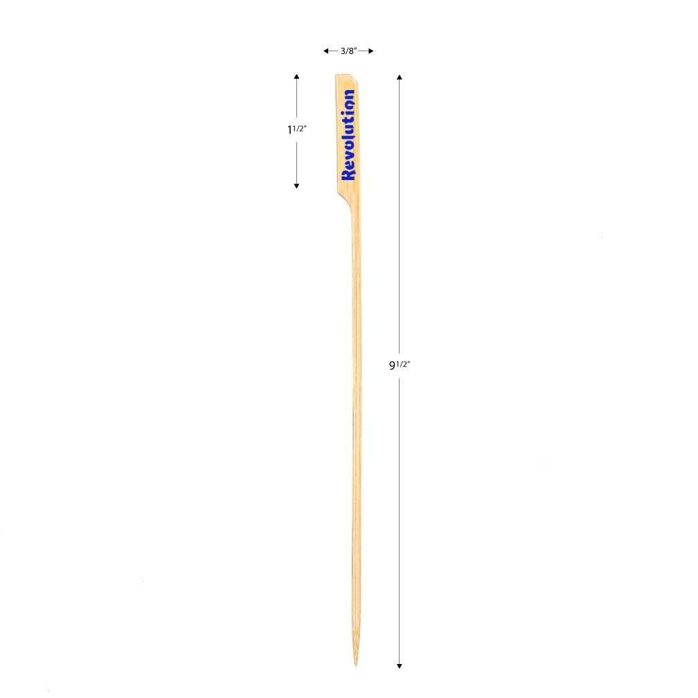 9.5 inch Custom Skewers - Boat Oar Picks - Color Printing 3