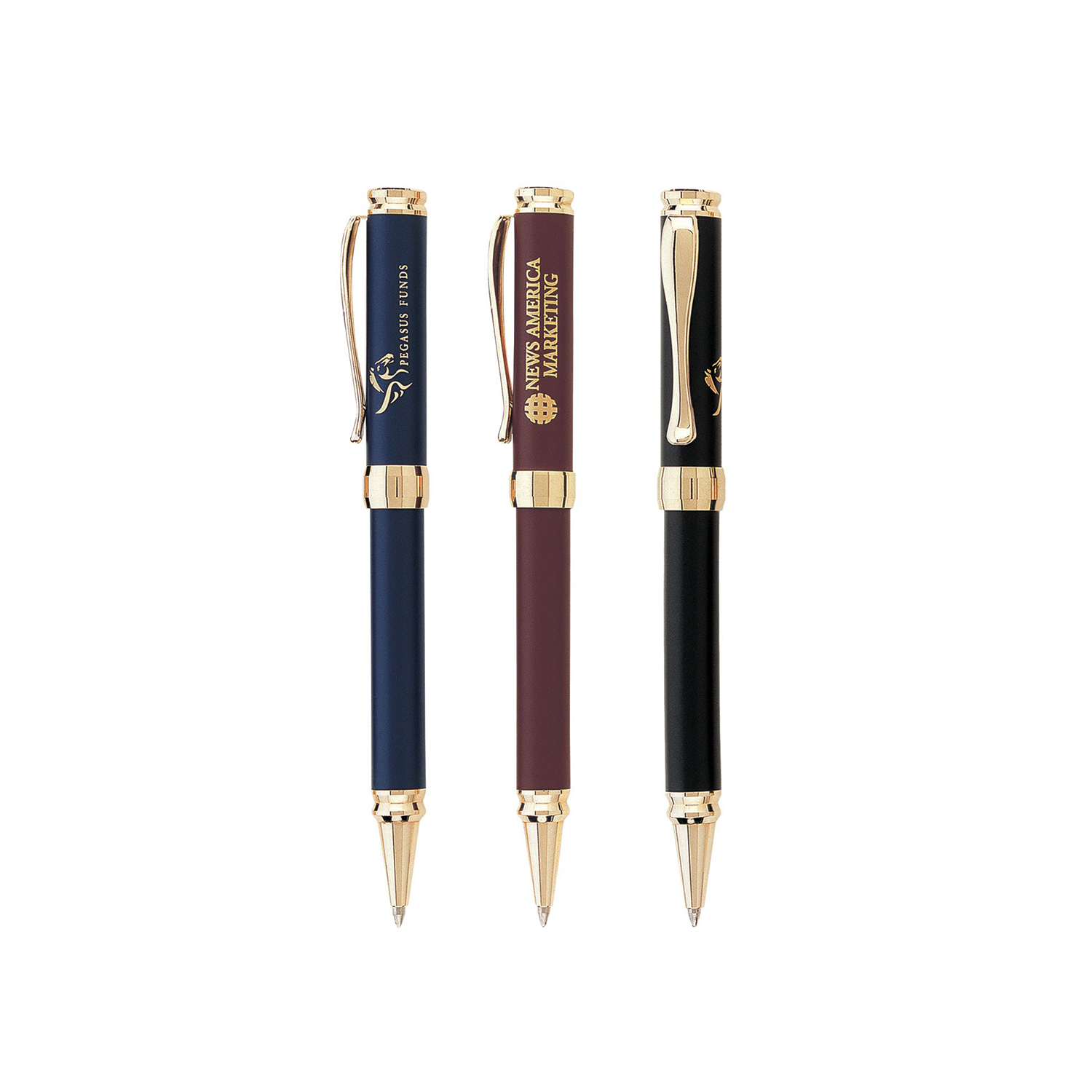 Matte Lacquer Finish Ballpoint Click Metal Pen 12