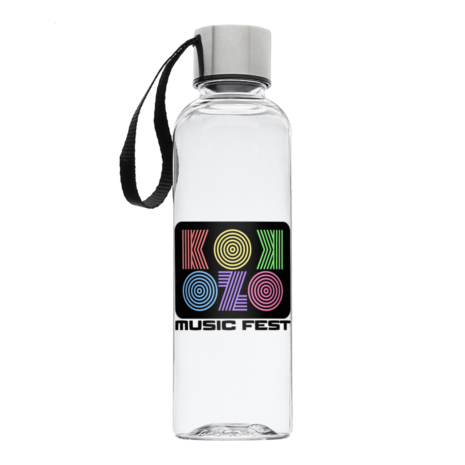 17 oz. Ostia Plastic Water Bottle (Full Color Imprint) 3