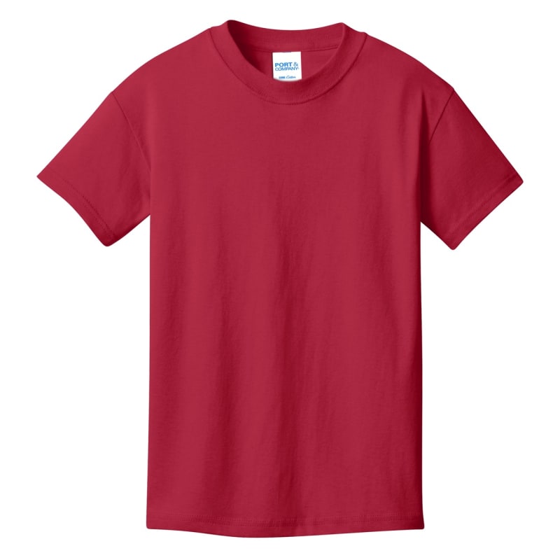 Port & Company - Youth Core Cotton Tee. 89