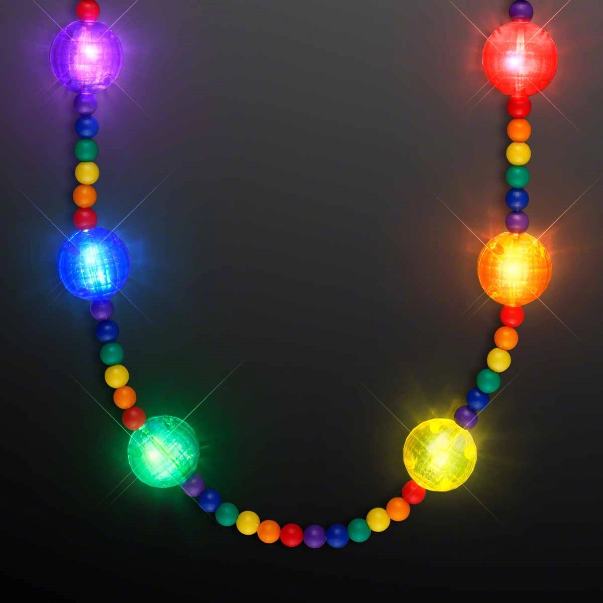 Bright Beads Rainbow Party Necklace 2