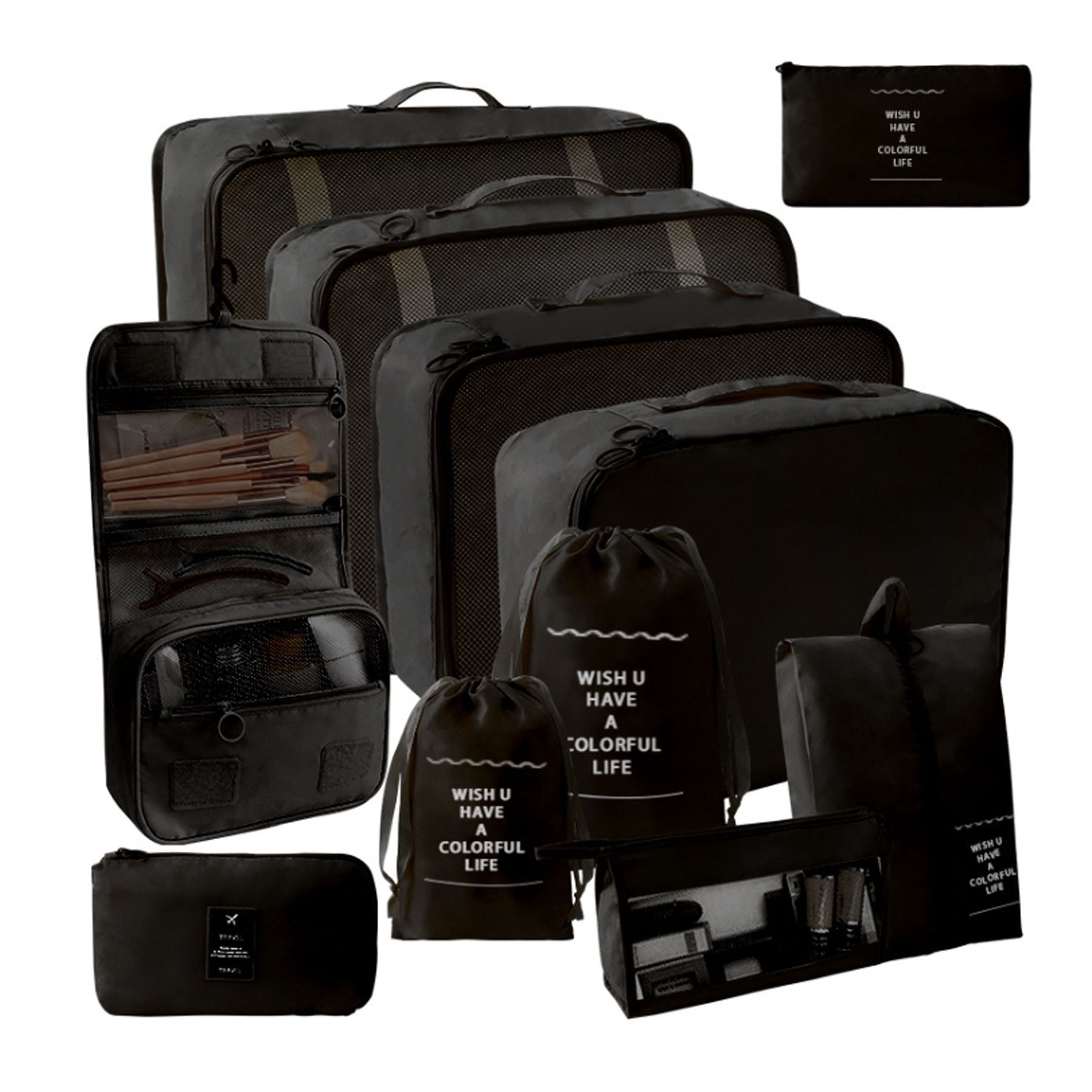 11 Piece Travel Packing Cube Set 2