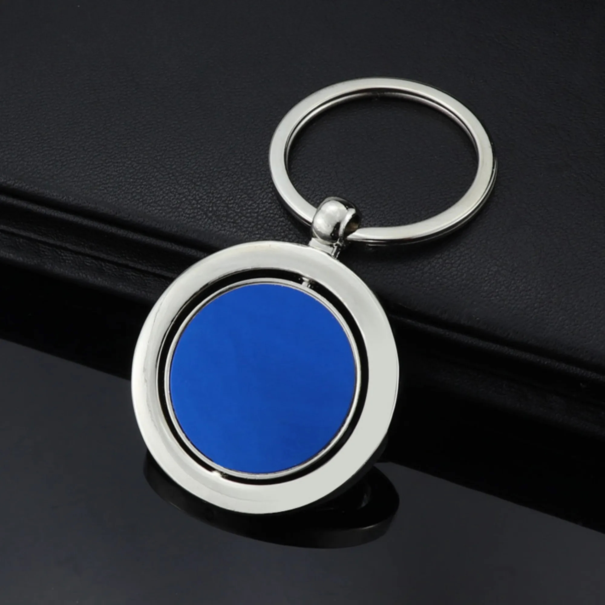 360 Rotating Spinner Metal Tag Key Chain MOQ50 3