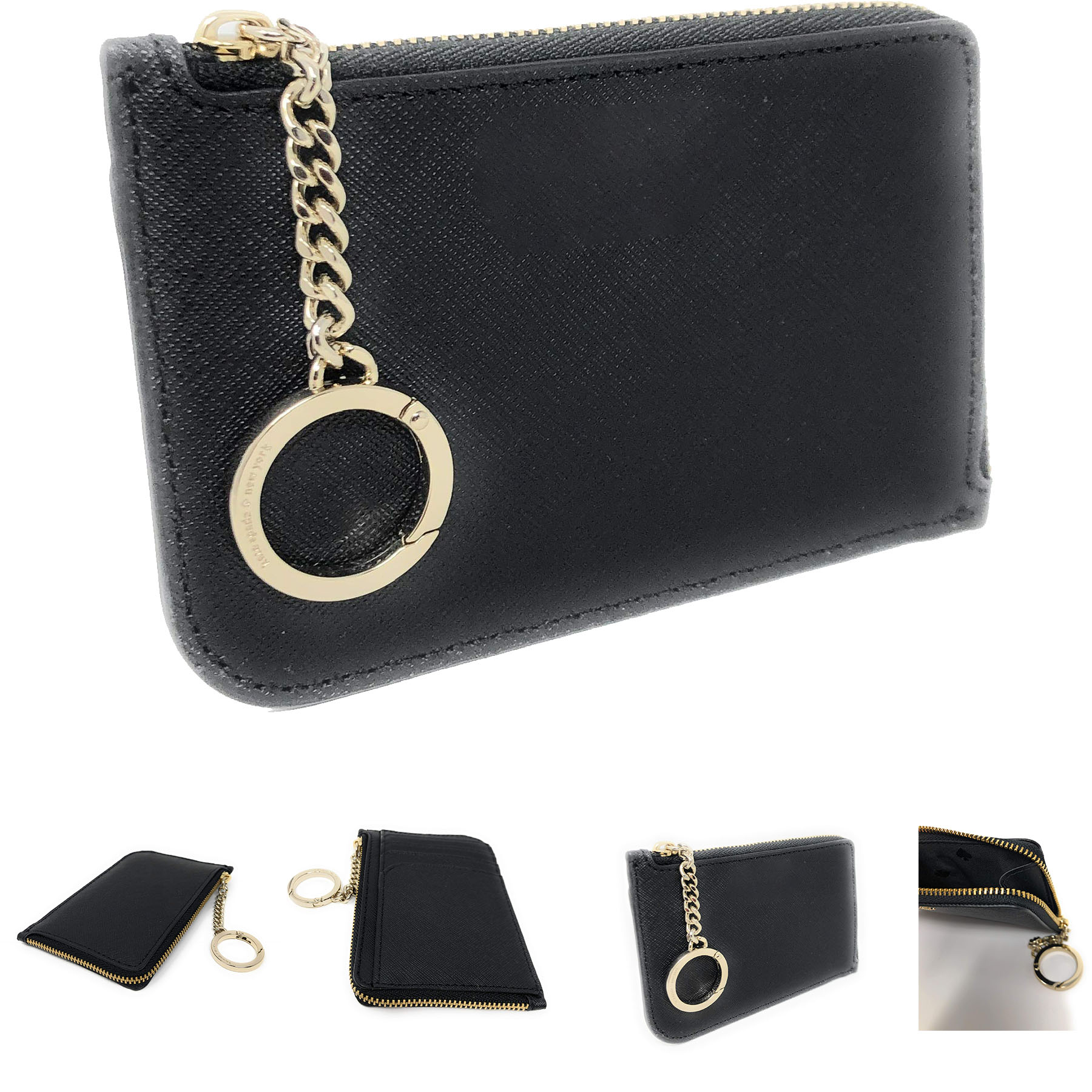 L-Zip Card Holder Keychain 2