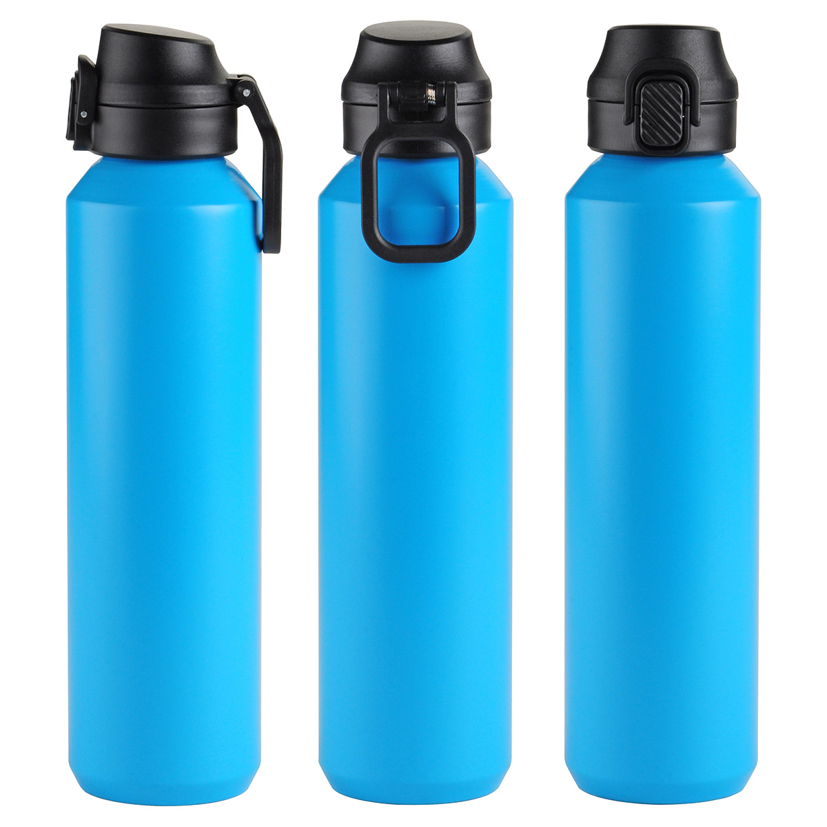 Nexus 27 oz Recycled Aluminum Bottle with Flip-Top Lid and Carabiner 24