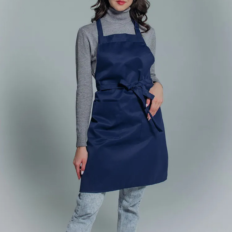 Adjustable Bib Apron with Long Ties 2