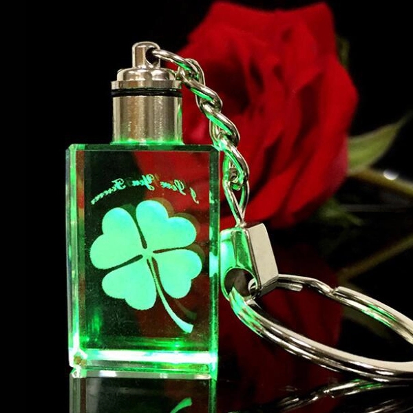 LED Light Crystal Key Chain 5