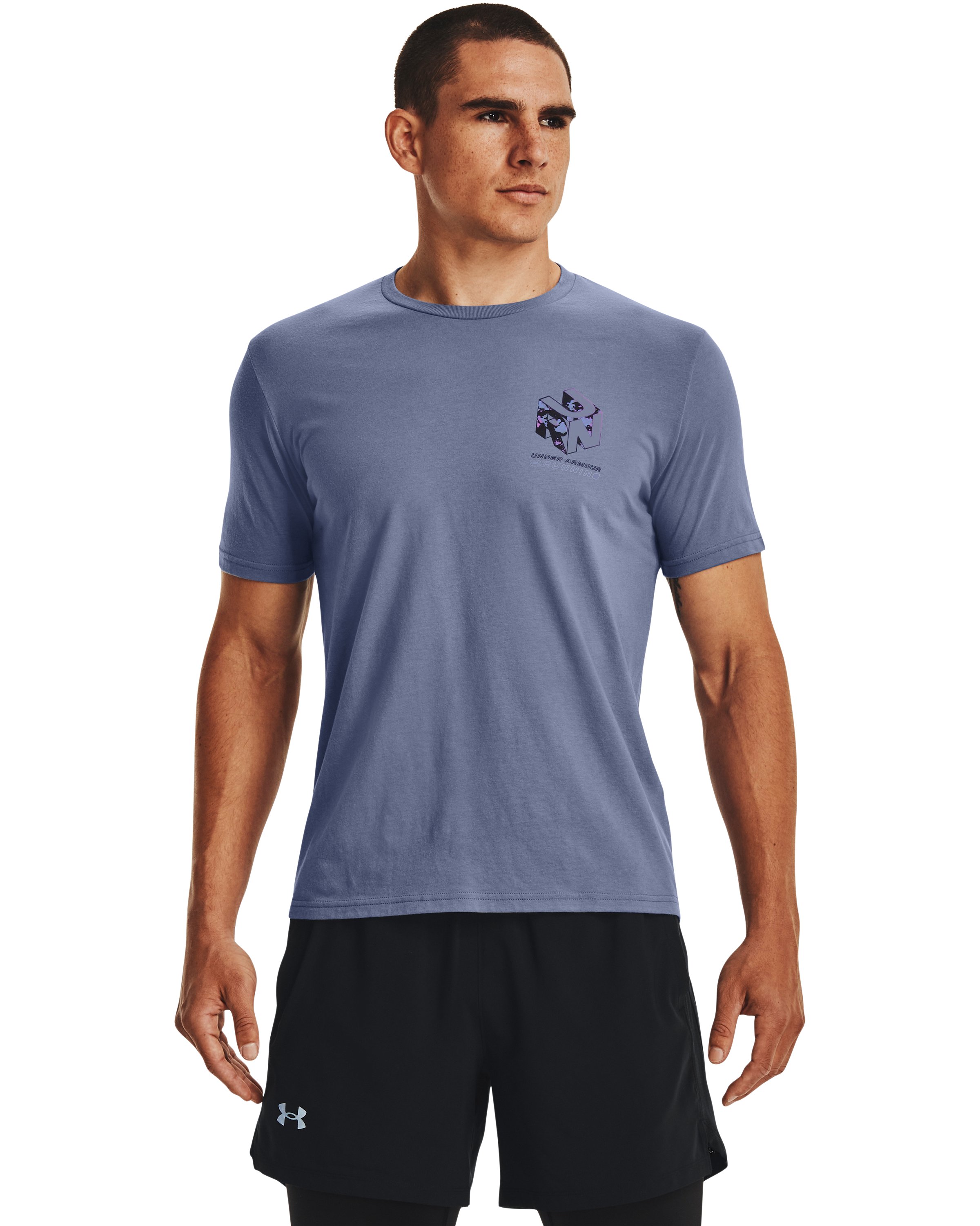 UA Run Gradient Grid Men's Short Sleeve 2