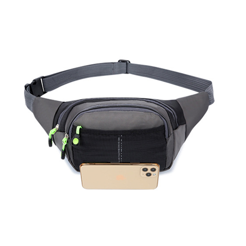 Multifunctional large nylon fanny pack waist bag chest bag 2