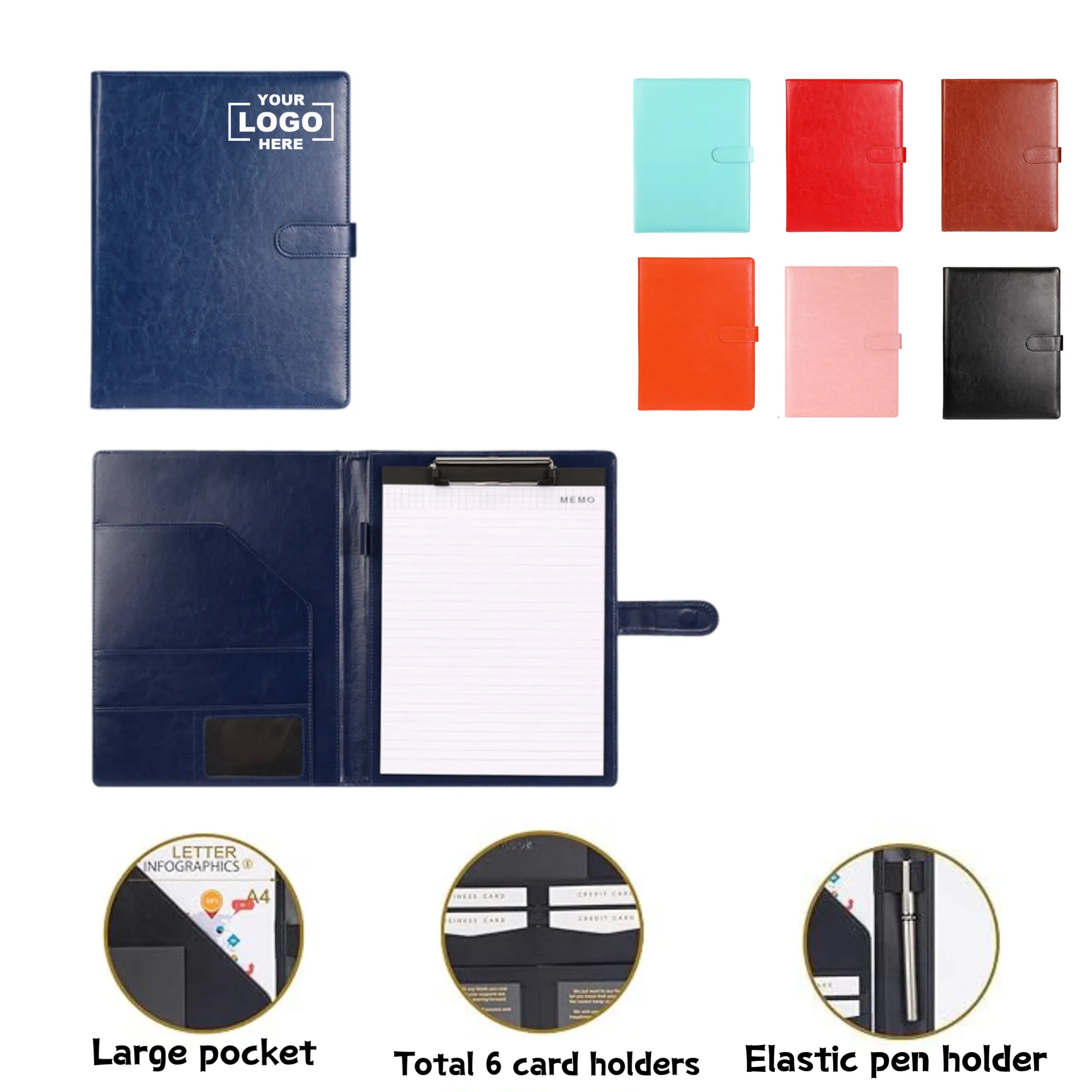 A4 Portable Meeting Folder Storage Free Shipping