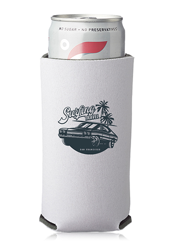Collapsible Slim Can Coolers, custom koozie with logo imprint 25