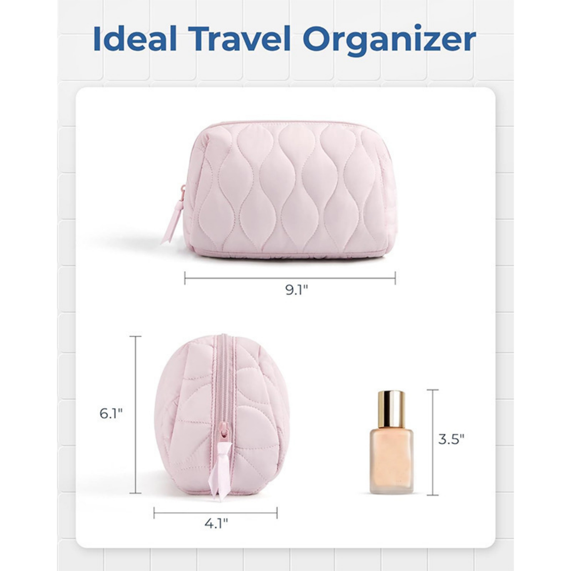 Puffy Padded Make Up Bag 6