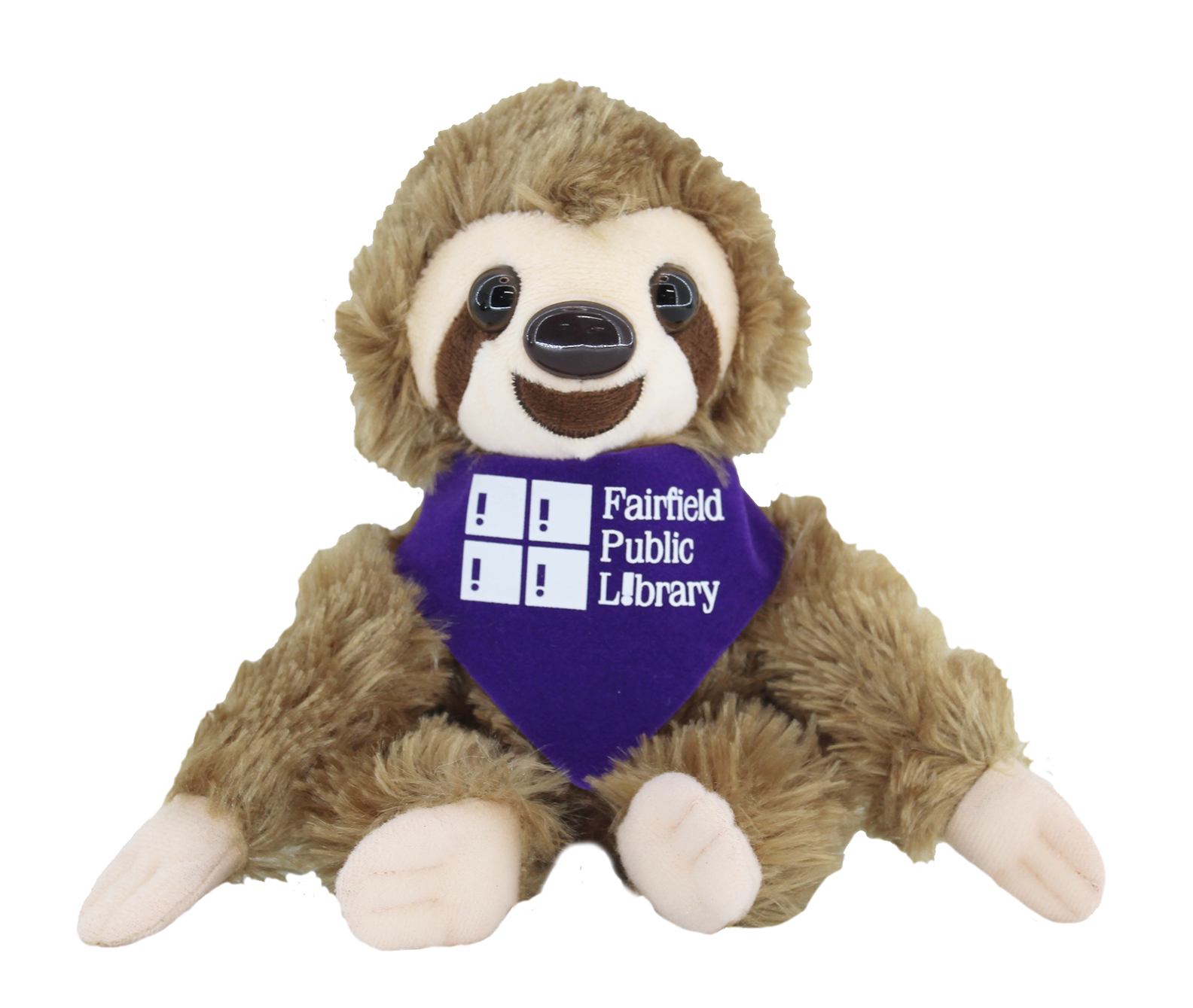 7" Hug'ems Sloth with bandana and one color imprint 2