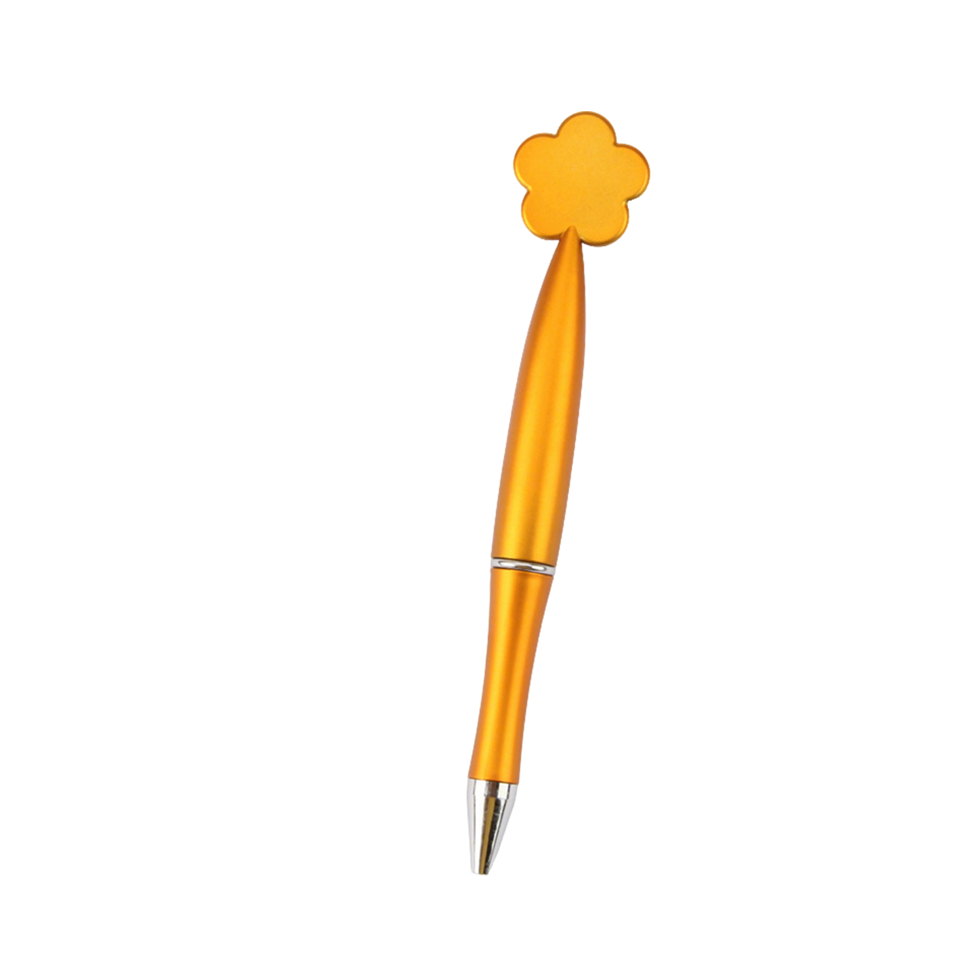 Flower Style Roller Ball Pen 5.28" Length X 0.43" Width 4
