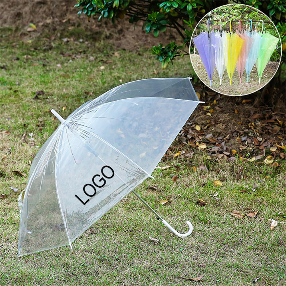 PVC Clear Semi-Auto Open Bubble Umbrella 1