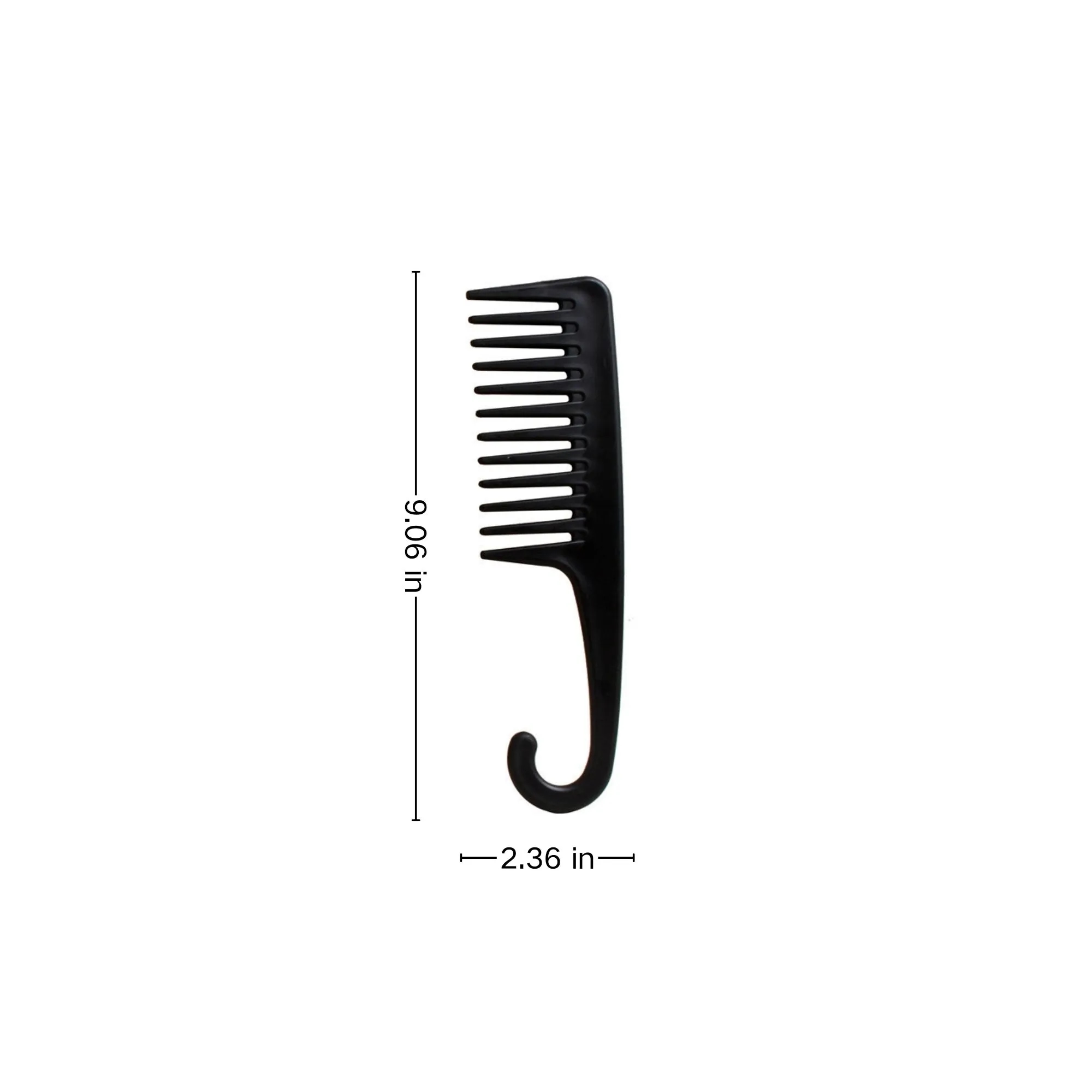 Wide Tooth Shower Comb With Hook 5