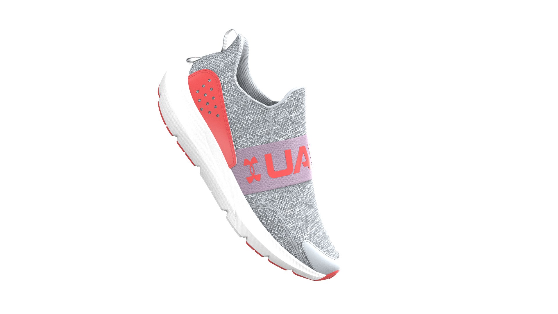 UA Surge 3 Slip Girls' Running Shoes 6