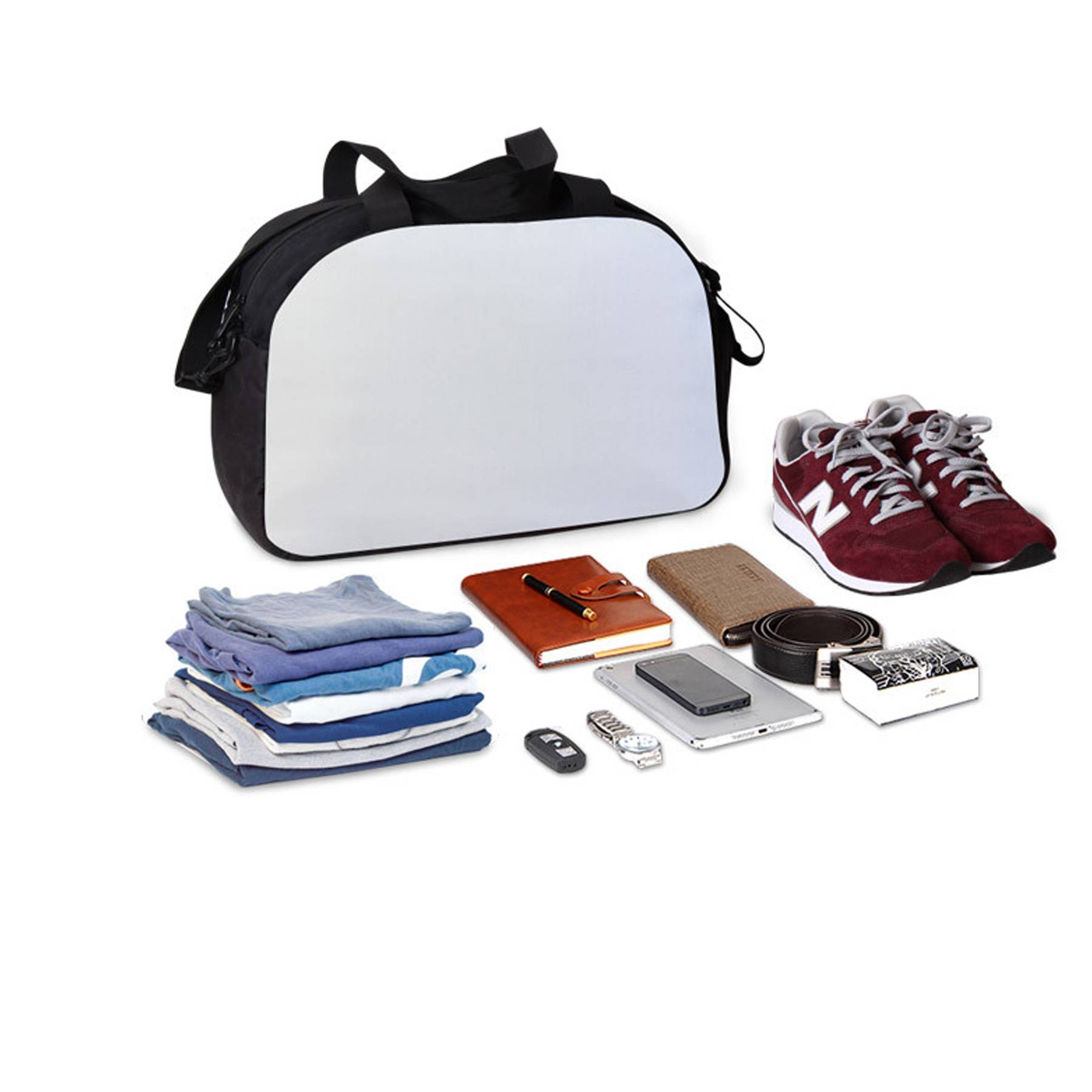 Blank Custom Patterned Outdoor Sports Duffel Bag 4