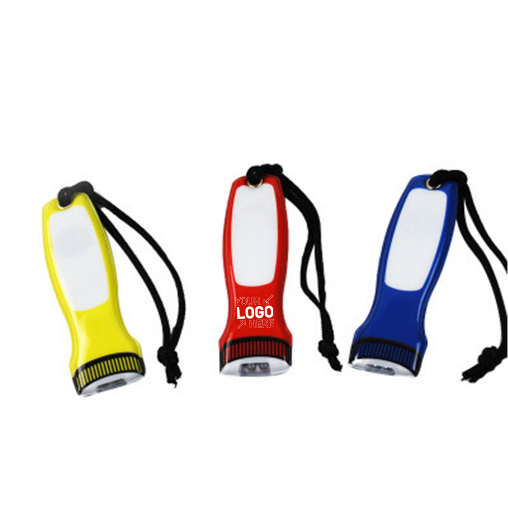 PVC LED Flashlight Key Chain 4