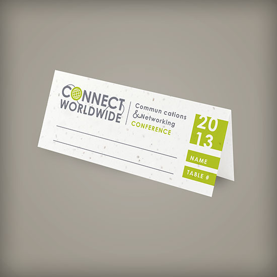 Single-Sided Seed Paper Place Cards 4