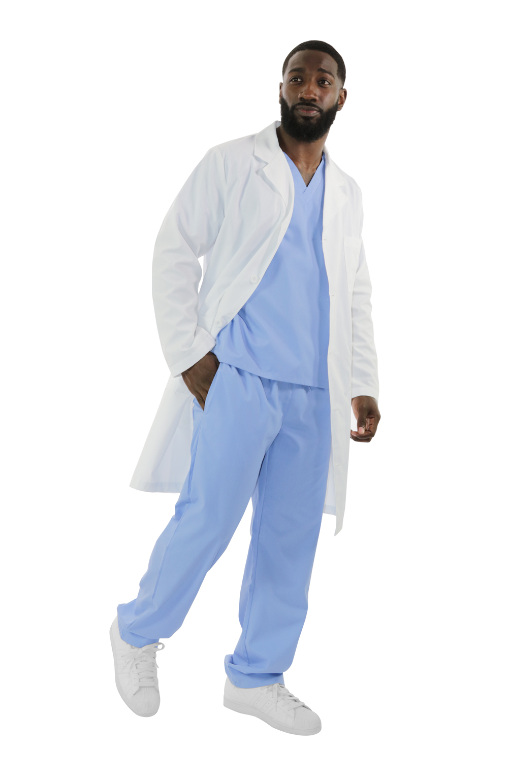40" Unisex Antimicrobial Lab Coat 4