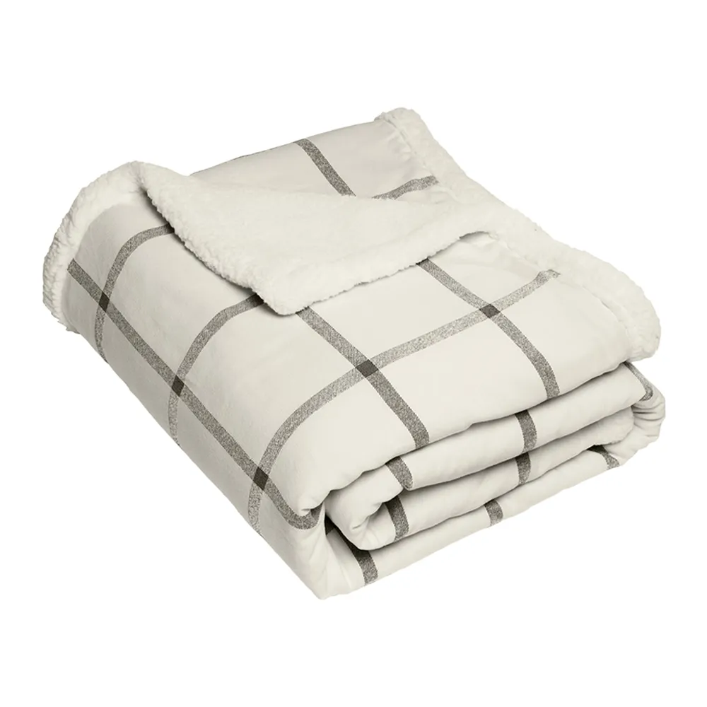 Port Authority Flannel Sherpa Blanket 9