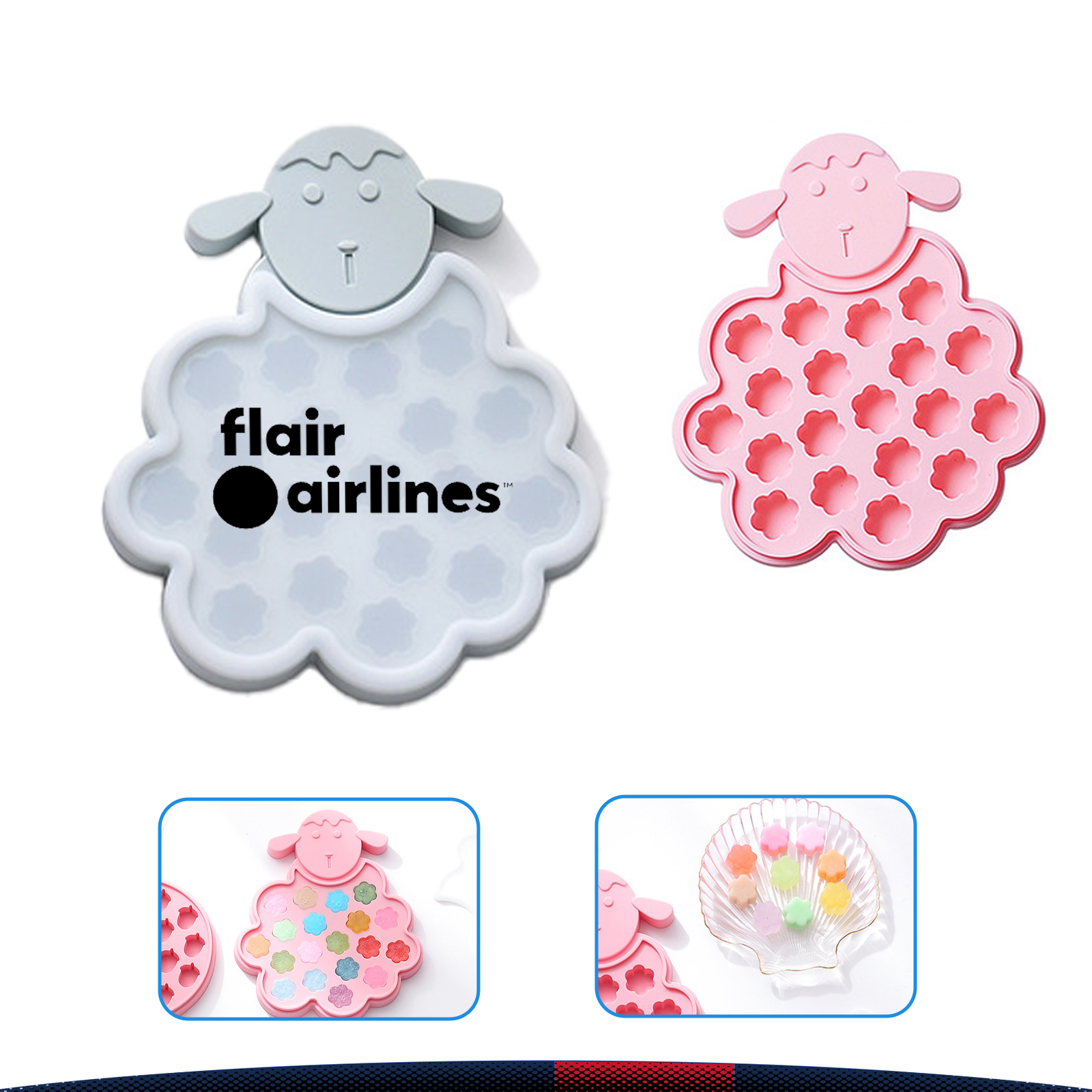 Sheep Ice Cube Trays 2