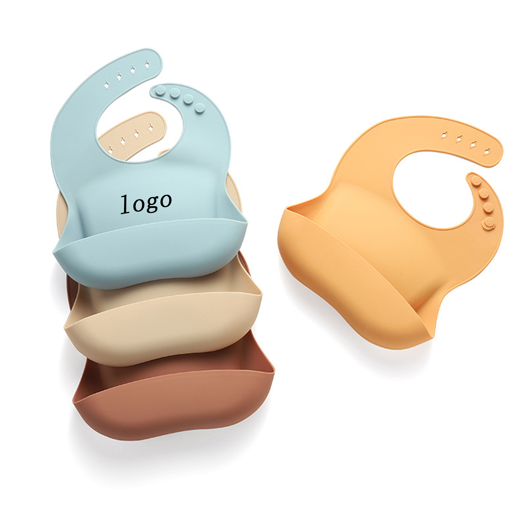 Baby Bib Made Of Silicone Material 1