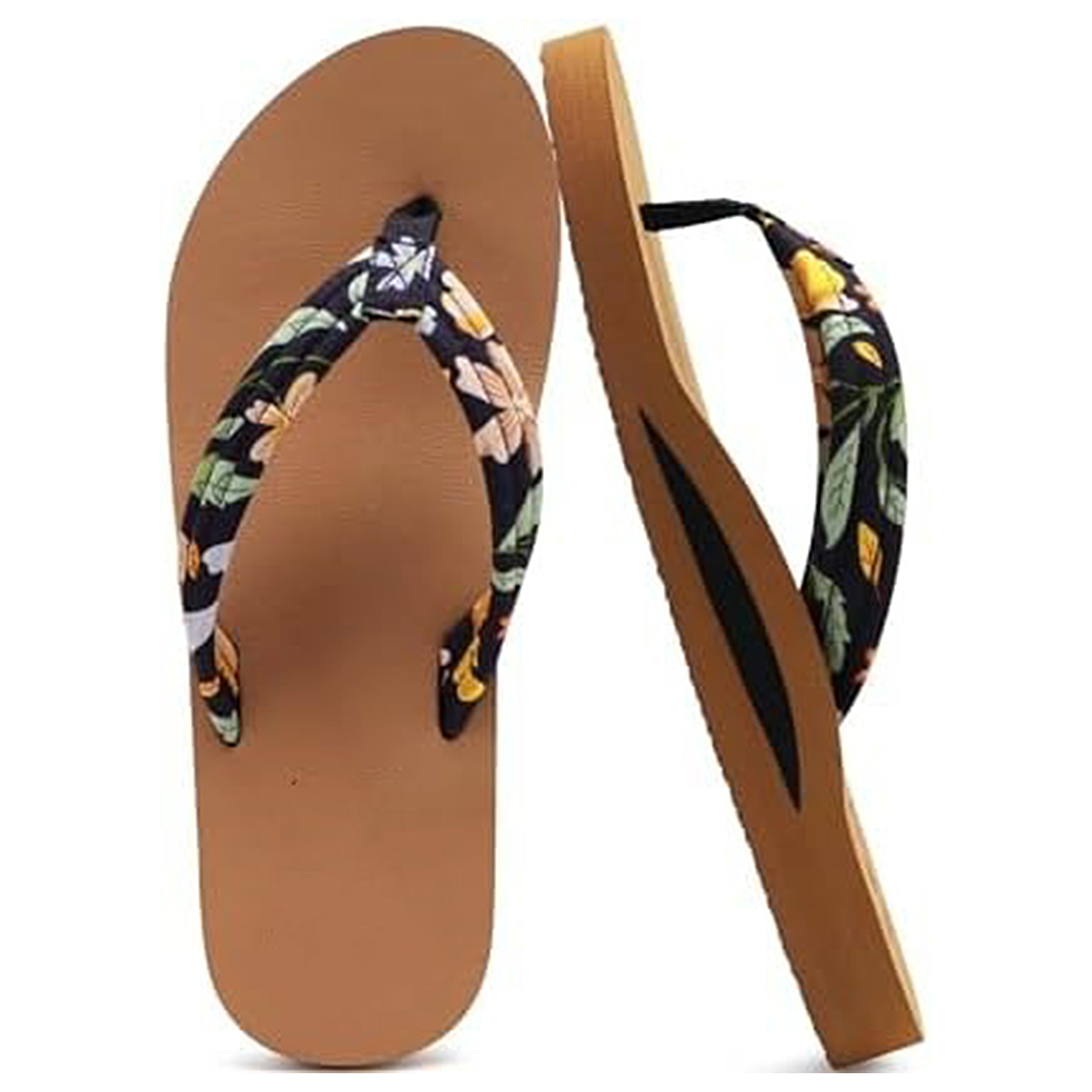 Women's Yoga Mat Leather Flip Flops 20