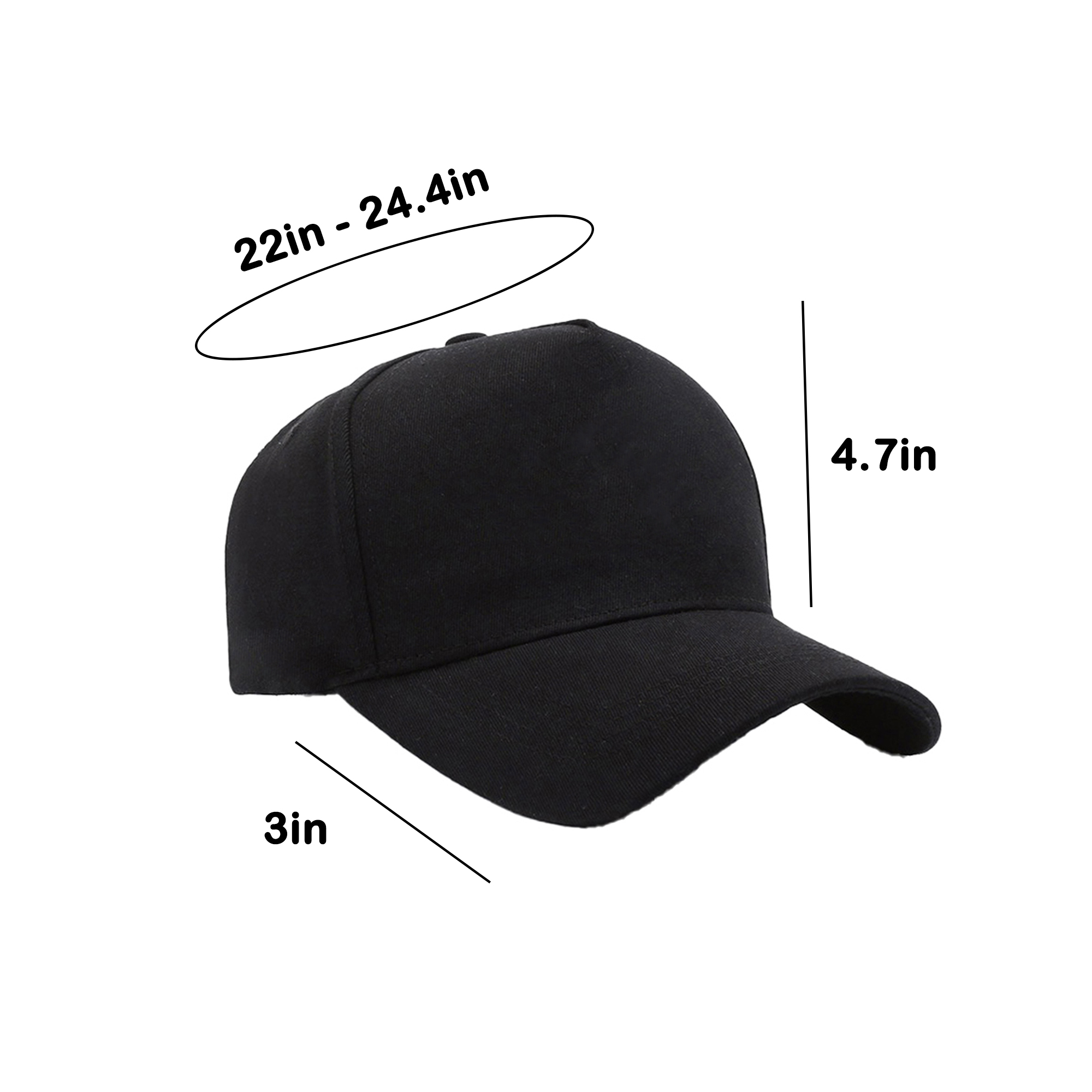 Custom Cotton Twill Cap - Embroidered Logo 3