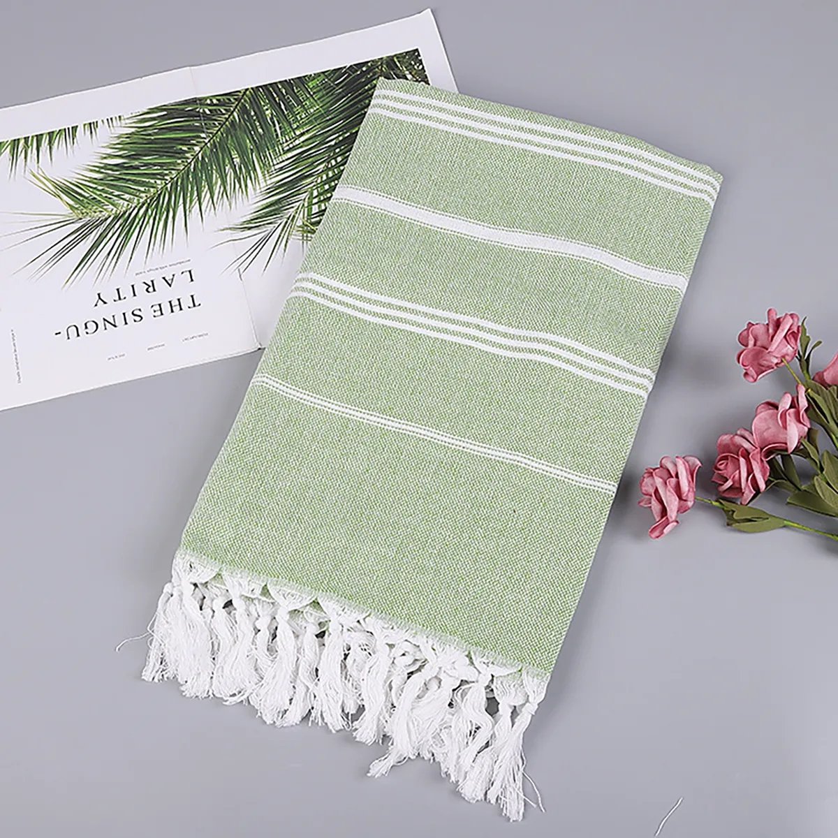 Turkish Beach Quick Dry Towels with Tassel 6