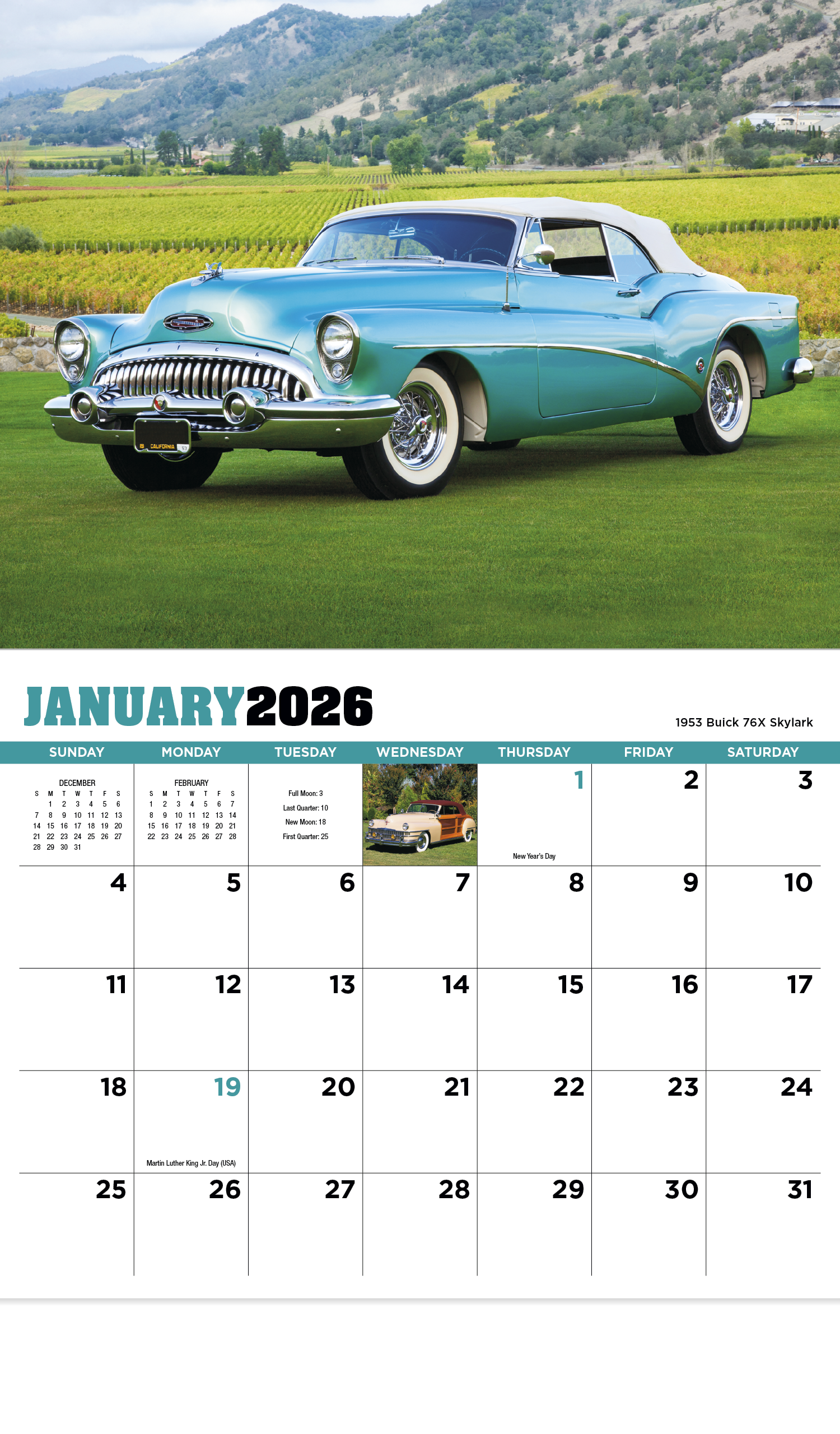 HotLine® Products Highway Memories Appointment Calendar - Stapled 31