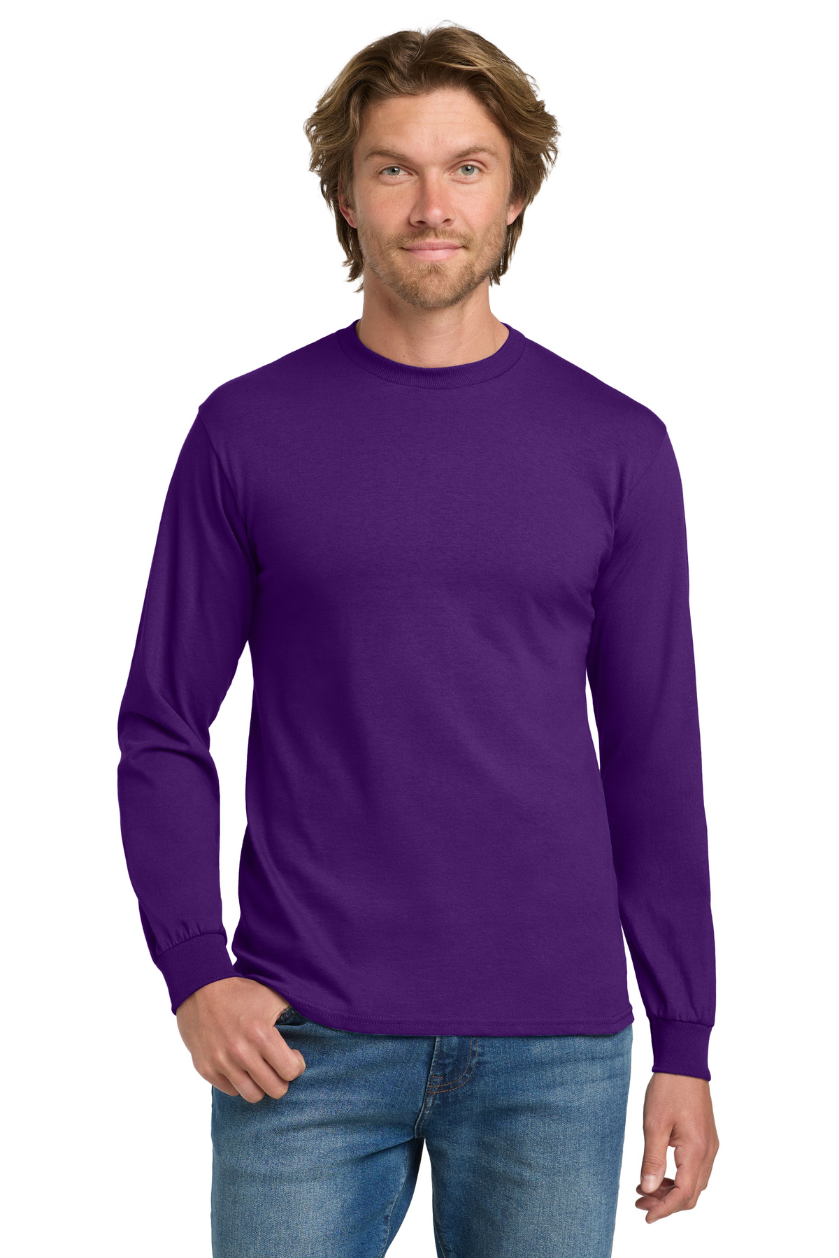Gildan - Heavy Cotton 100% Cotton Long Sleeve T-Shirt. 5400 93
