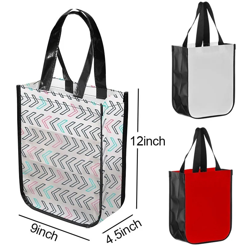 Round Cornered RPET Laminated Shopping Bag 5