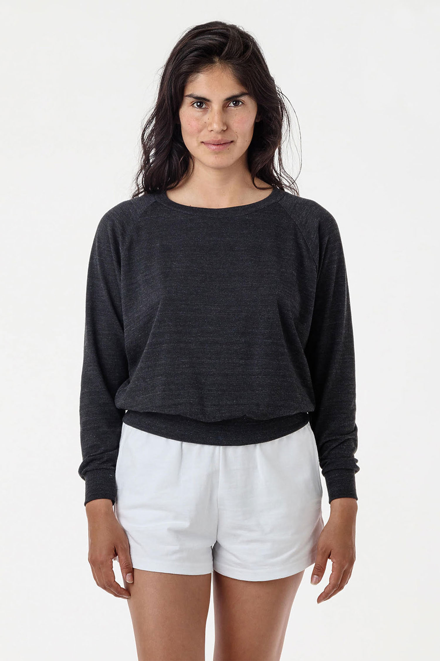 WOMEN'S TRI-BLEND RIB PULLOVER 2