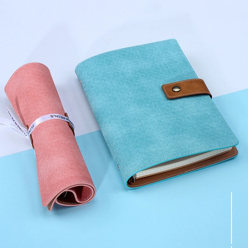 PU Leather A5/A6 Business Travel Journal Binder Notebook 23