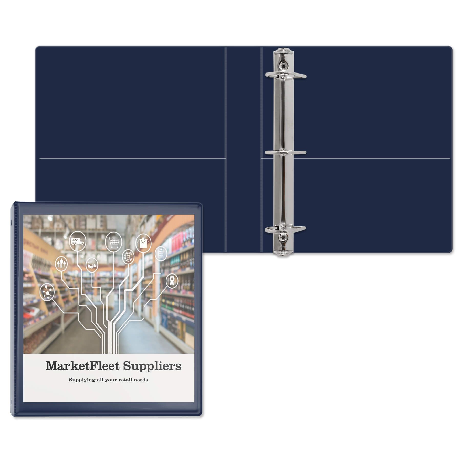 1 1/2" Entrapment Angle D Ring Binder 14