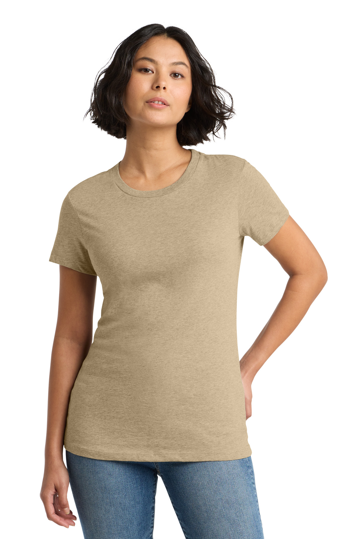 District Women's Perfect Weight Tee. DM104L 75