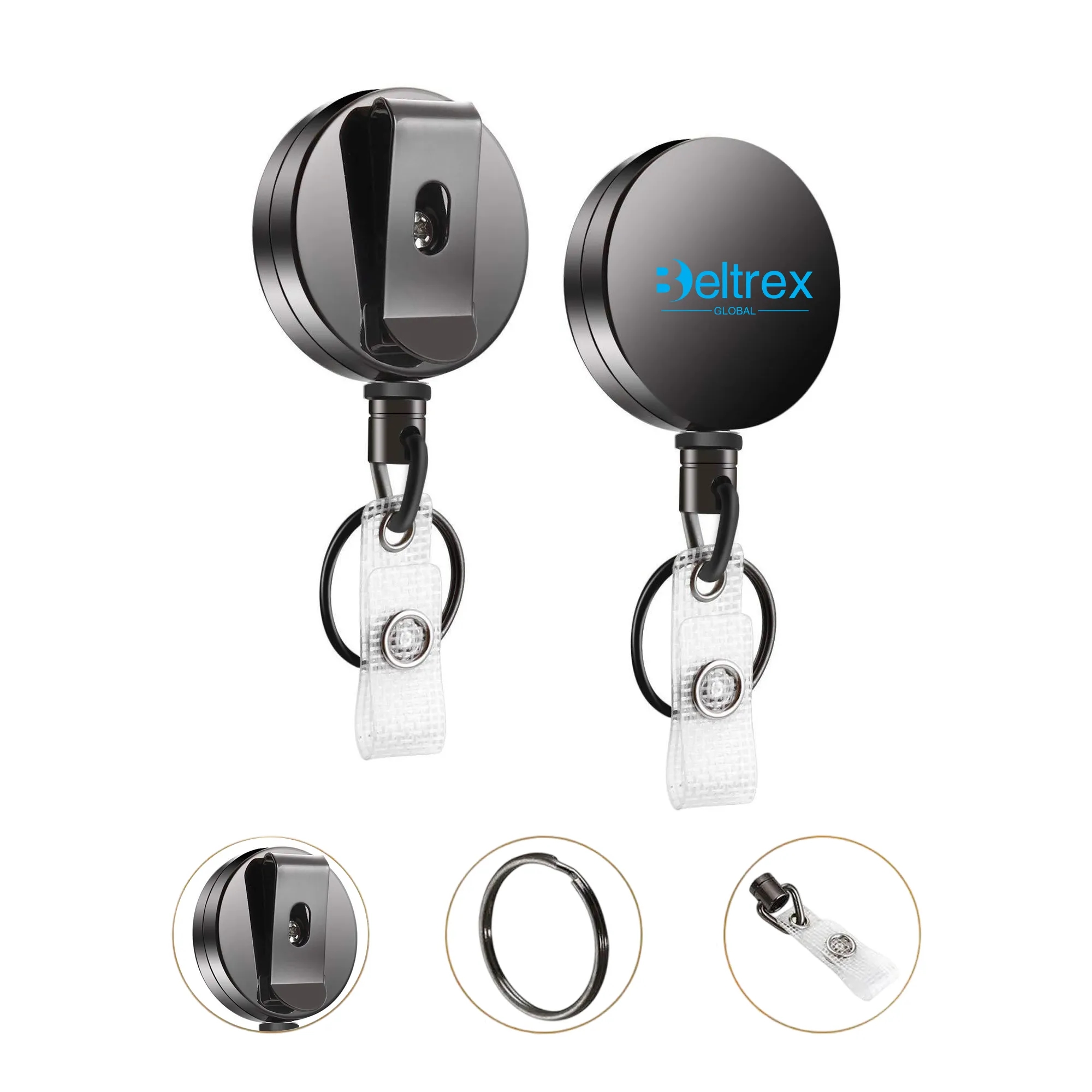 Waterproof ID Badge Holder with Retractable Design 2