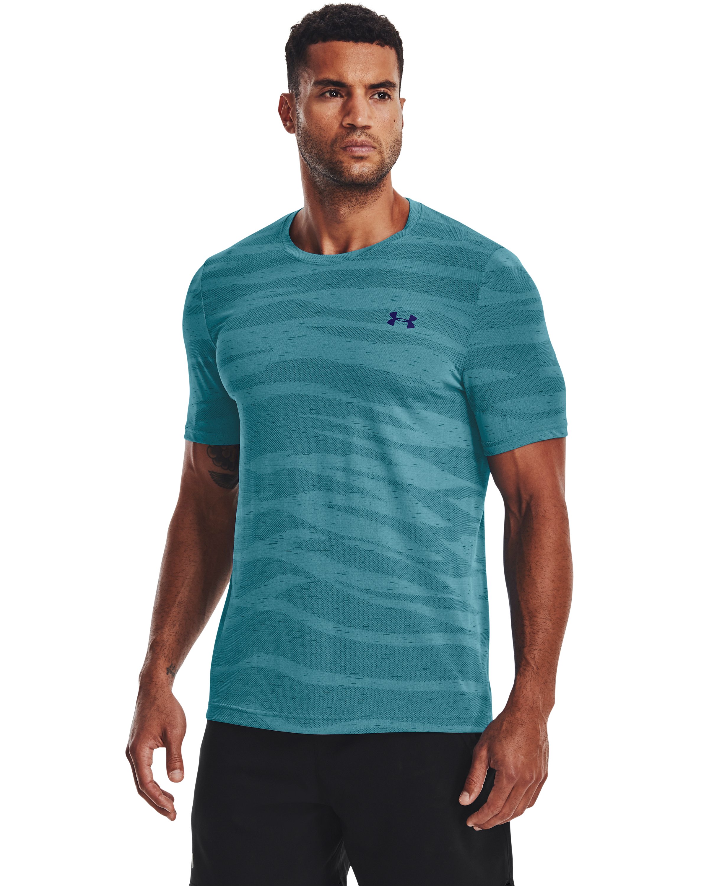 UA Seamless Wave Men's Short Sleeve 3