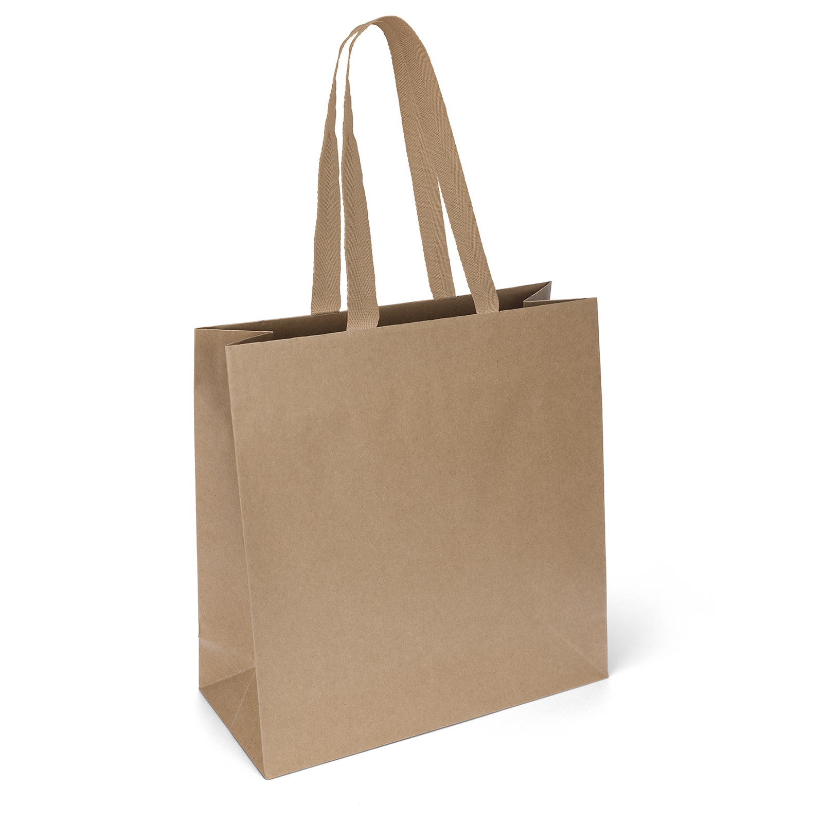 Tuscan™- Eco Kraft-Brown Laminated Eurotote - Foil Print 3