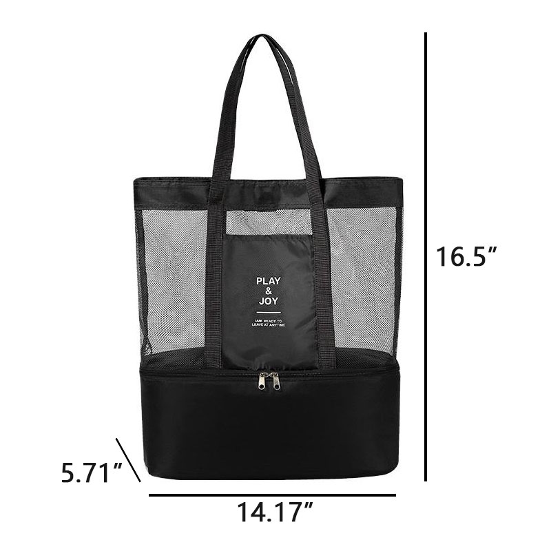 Mesh Picnic Beach Cooler Tote 2